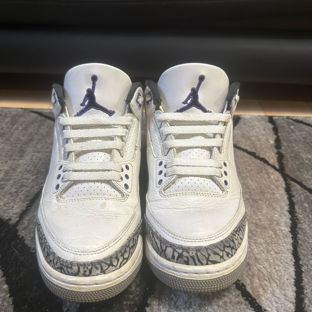 Jordan White and Black Sneakers